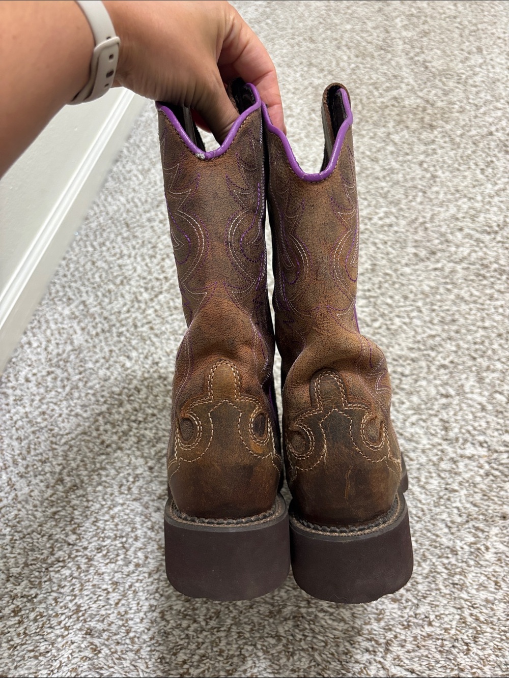 Justin Gypsy Raya Western Boots 8 - Picture 3 of 9